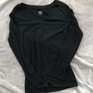 Basic Black V-Neck